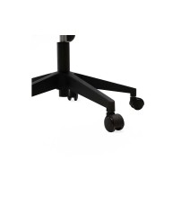 Silla de Oficina Ergonómica en Malla Negra de Gran Resistencia con Reposabrazos - 105/93x61x53 cm, Comodidad y Durabilidad